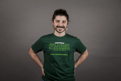 stranger green greenpeace t-shirt