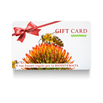 gift card biodiversità geenpeace