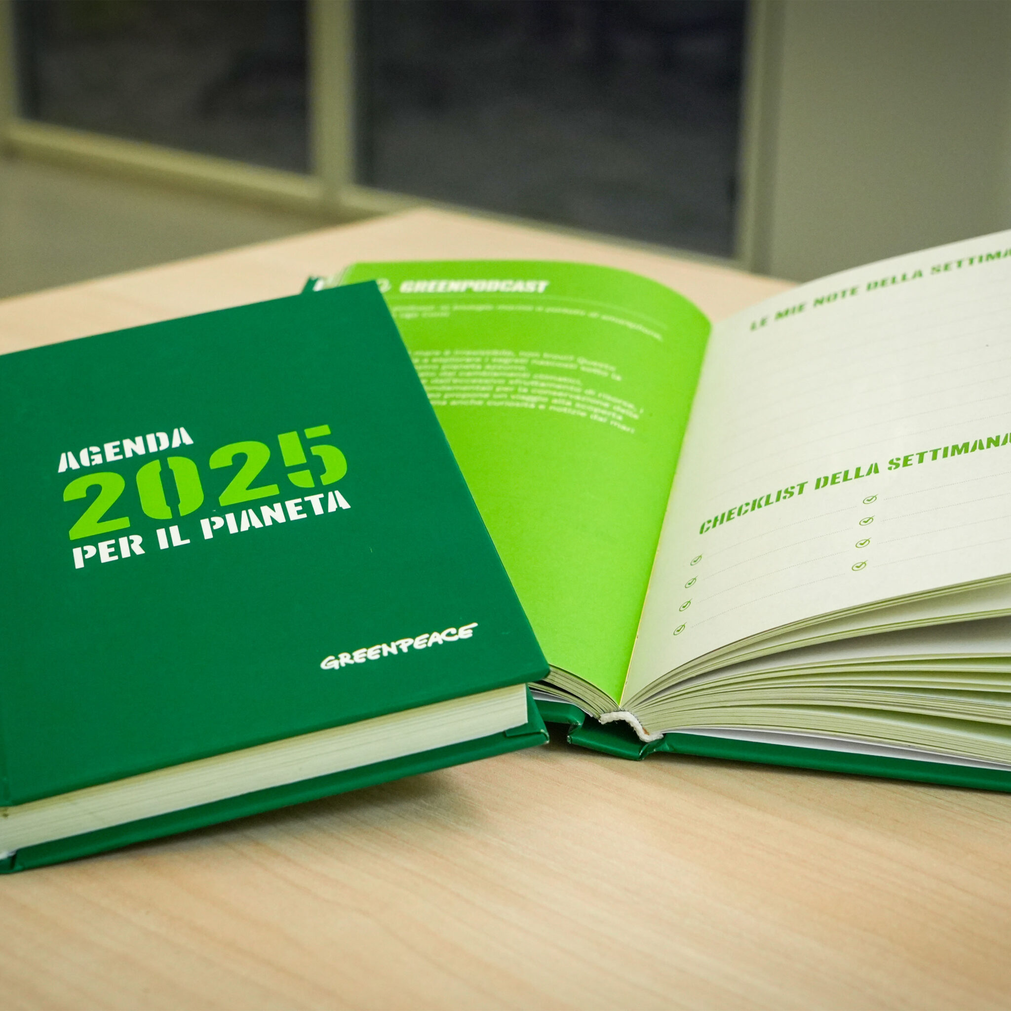 Agenda per il 2025 Greenpeace shop